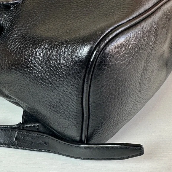 Michael Kors Black Backpack with Gold Accents - Picture 8 of 14